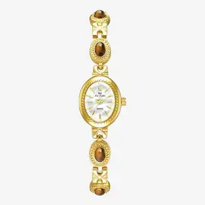 FANMIS-Gold-Watches-for-Women-with-Small-Vintage-Bracelet-Elegant-Jade-Oval-Dial-Dress-Watch-Fashion-Quartz-Wrist-Watch-Waterproof-Watch