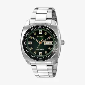 Second-Hand-SEIKO-Automatic-Watch-for-Men-Recraft-Series-Stainless-Steel-Case-and-Bracelet,-DayDate-Calendar-50m-Water-Resistant-and-41-Hour-Power-Reserve