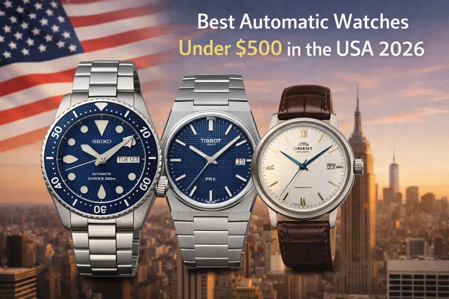 Best-Automatic-Watches-Under-$500-in-the-USA