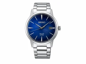 Blue-Dial-Seiko-solar-watch-for-men-in-USA-Under-500