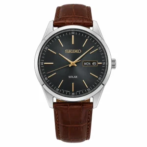 Seiko-Mens-Analog-Solar-Watch-in-usa-with-Leather-Strap-SNE529P1