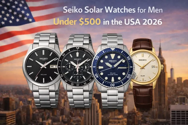 Seiko Solar Watches for Men Under $500 in the USA 2026