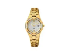 Seiko Solar gold tone ladies watch in USA