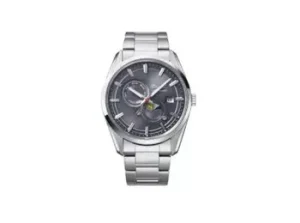 Orient Contemporary Stretto Sun and Moon 75th Anniversary Limited Edition Grey Dial Steel Strap Men’s Watch RA AK0311N30B