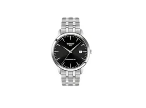 Tissot-Classic-Dream-40mm-Swiss-Automatic-Watch-for-Men-Stainless-Steel-Case-Black-Dial-T1584071105100