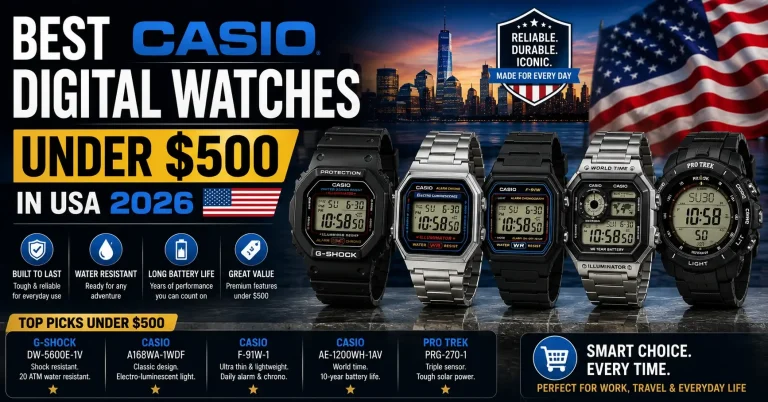 Best-Casio-Digital-Watches-Under-500-in-USA