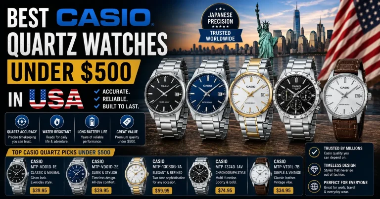 Best-Casio-Quartz-Watches-Under-500-in-USA