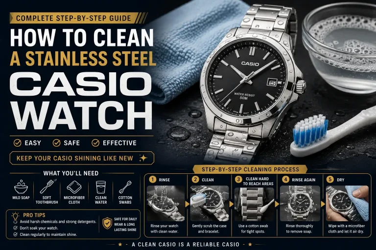 How-to-Clean-a-Stainless-Steel-Casio-Watch