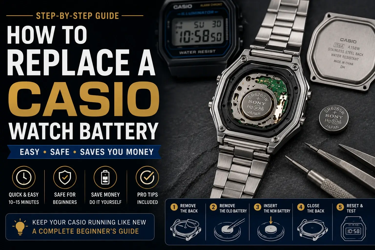 How-to-Replace-a-Casio-Watch-Battery