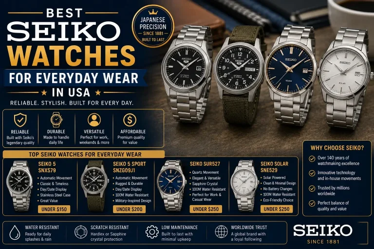 Best Seiko Watches for Everyday Wear in USA