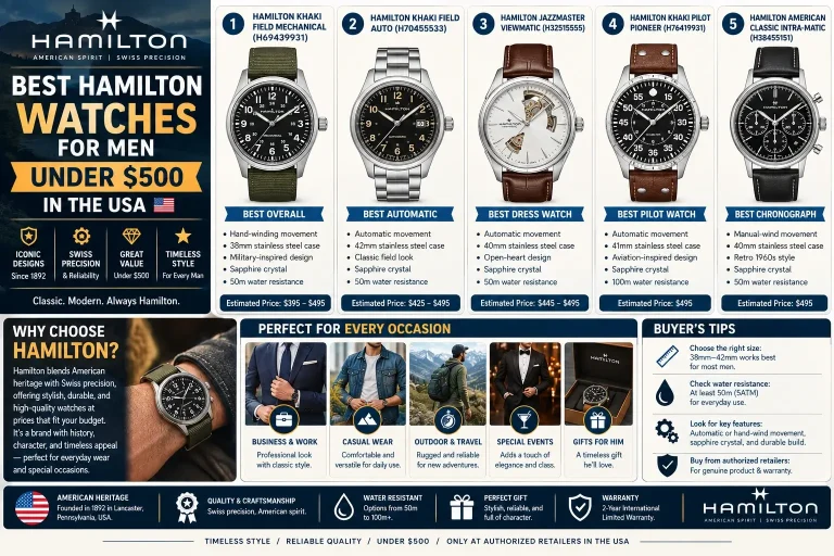 Best-Hamilton-Watches-for-Men-Under-500-in-USA