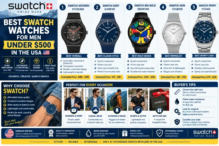 Best-Swatch-Watches-for-Men-Under-500-usd-in-the-USA